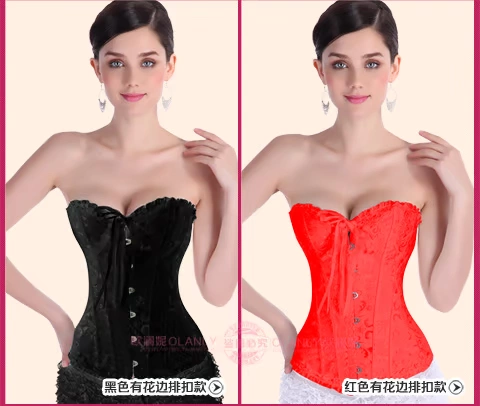 Váy cưới quây cơ thể đồ lót corset hỗ trợ ngực sau sinh corset bụng dây kéo giảm béo cơ thể thép