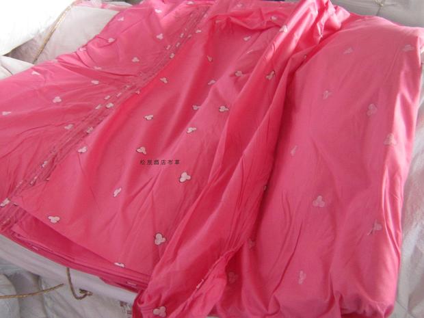 Home Inn Hotel Gối Case Nhà sản xuất Bộ đồ giường Cotton Cotton Bông Đỏ gối mây