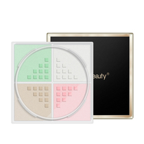 Mary woman illusion color light four-color honey powder four Palace grid loose powder makeup powder repair and control oil brightening matte