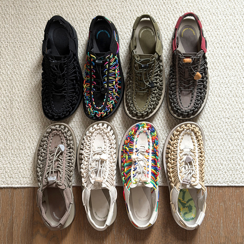 High-End Version ~ Knife-Cut Pattern Uneek Summer Outdoor Casual Woven Sandals Beach Sandals River Sandals