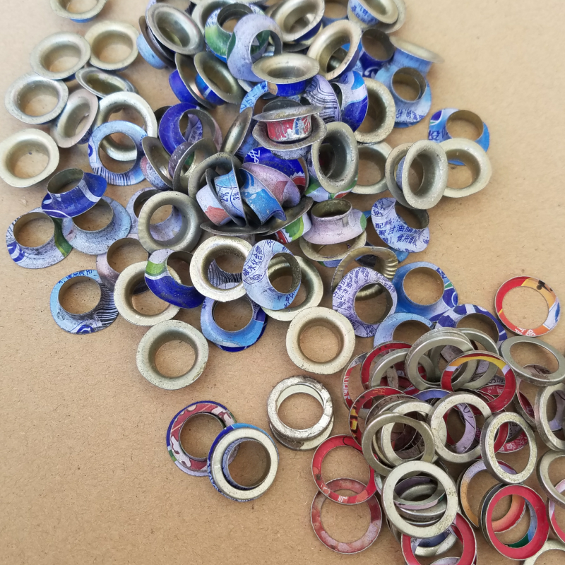 Eye-eye Jellyfish Buttons Safety Net Advertising Buttoning Machine Press Buttoning Machine Eyeball Spray-painted Writing True Canvas Mother-Eye