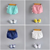 Baby denim shorts Summer girls and children wear fashion hot pants Korean baby thin pants 0-1-3 years old 2