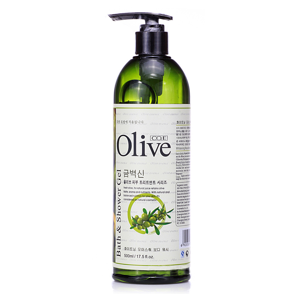 正品韩伊olive橄榄系列润肤清爽沐浴露 滋润500ml正品