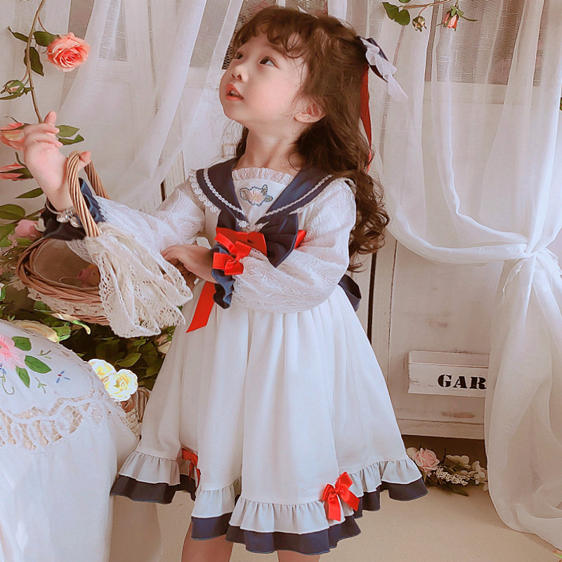 ins children's clothing 2022 spring and autumn new girls dress foreign atmosphere children lolita skirt Lolita princess dress