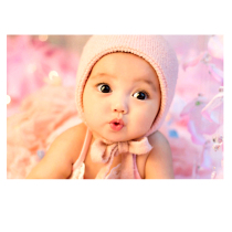 Baby pictorial wall stickers pregnant cute smile prenatal cute baby pictures wall stickers doll painting poster A330