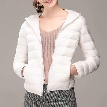 Foreign trade women's light cotton coat 2025 short and slim style Foreign trade women's light cotton coat 2025 short and slim style