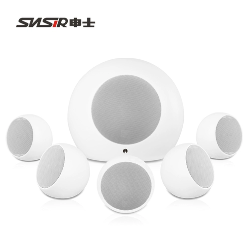 Shen Shi x11 Новая сферическая краска беспроводной домашний кинотеатр 5.1 Аудио -набор 3D окружение гостиной телевизор