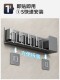 Toothbrush Holder Wall-Mounted No-Drill Bathroom Toothbrush Cup Mouthwash Cup Storage Family Electric Toothbrush Rack