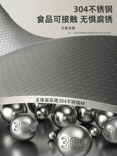 Stainless Steel Dish Rack, Drain Rack, Multi-Layer Dish Rack for Home Use, Kitchen Storage Rack, Countertop Dish Rack for Bowls, Plates, Chopsticks, and Cupboards