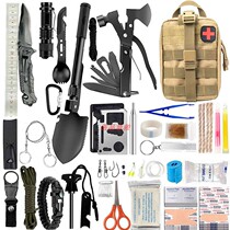 Outdoor disaster prevention and lifesaving tactical emergency kit convenient first aid kit molle travel first aid waist bag lifesaving tool kit
