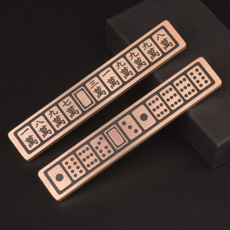 Temporary parking brass Motor moving car phone number plate set to make engraving mesh red hemp to put personality on-board pendulum