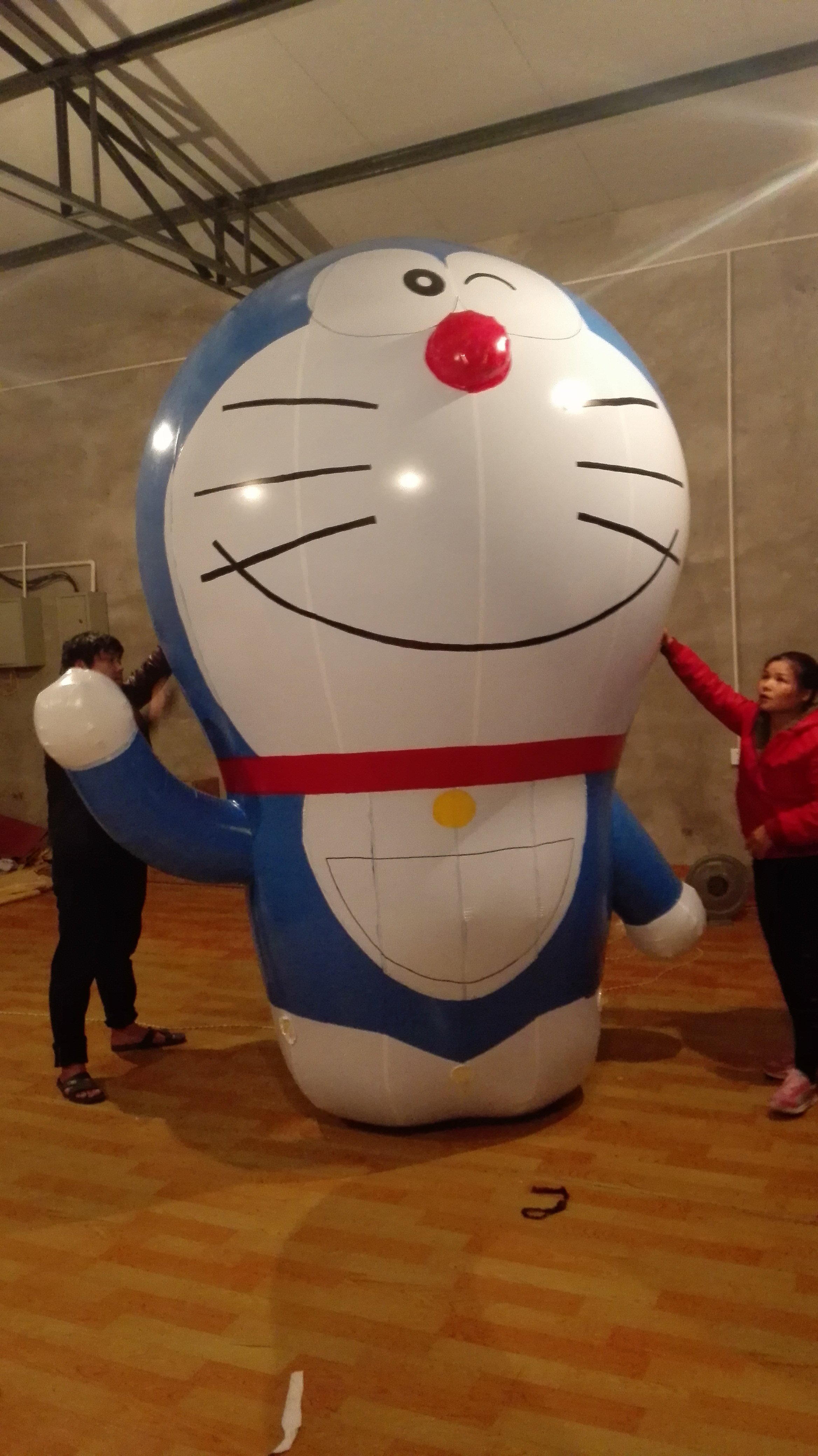 PVC Doraemon Character Cartoon Inflatable Balloon Inflating Doraemon Cartoon Customization