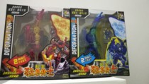 Nostalgic Classic Super Warrior beast deformation toy King Kong Tyrannosaurus Rex metal variant Red Dragon Blue Dragon