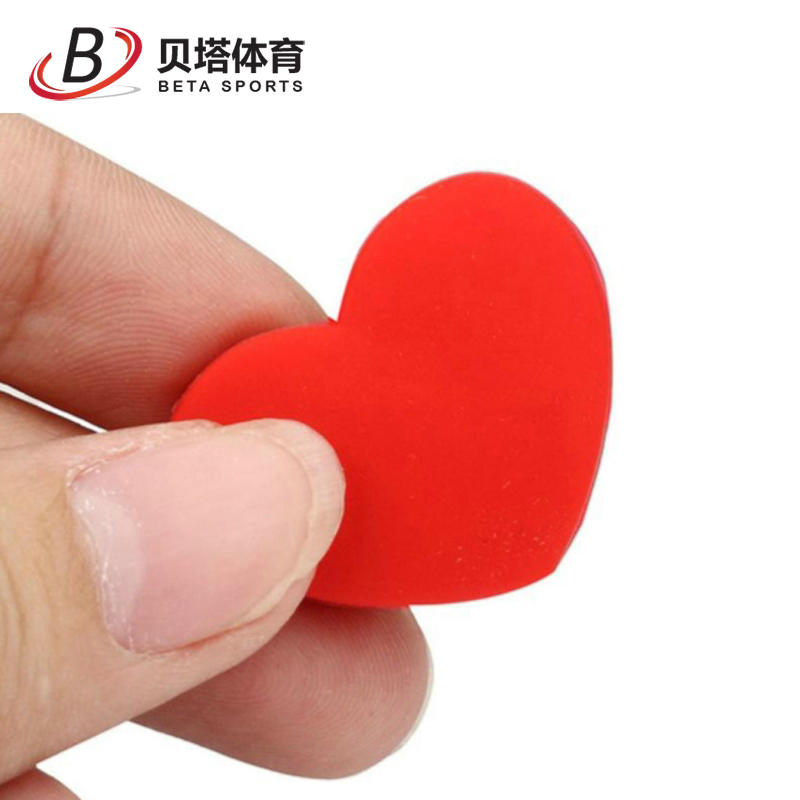 POWERTI Tennis Racket Heart-shaped Silicone Shock Absorbers Shock Absorbers Red Hearts Pink Hearts Shock Absorbers