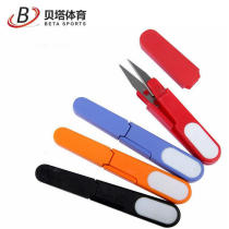 Racket Racket Line Mini Scissors With Cap Protective Sleeve Portable Travel Outdoor Fishing Rod Threading Cutting Tool