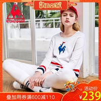 Le Cock Pháp gà cotton dài tay áo thun nữ thể thao Áo thun nữ CBT-1172181 áo ba lỗ tập gym