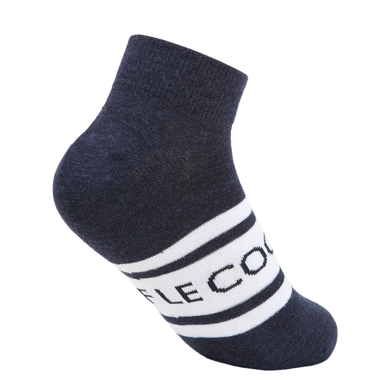 [18 mùa xuân mới] Lecak Pháp cock sọc jacquard đan thể thao giản dị vớ nam giới và phụ nữ CB-9052171 tất thể thao
