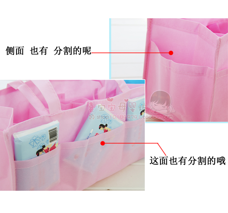 Đa chức năng xác ướp túi ra túi lót công suất lớn không thấm nước tách túi lưu trữ mẹ gói mẹ và con gói bộ túi xách 5 món cho mẹ và bé