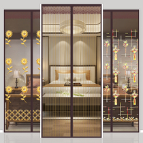Door curtain summer mosquito-proof household partition curtain decoration fly cloth art ventilation living room screen window curtain magnetic anti-mosquito