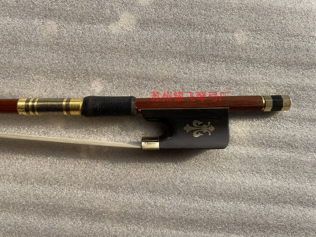 High - end Brazilian cello bow Mongolia Malaysian cello bow white horse tail violin