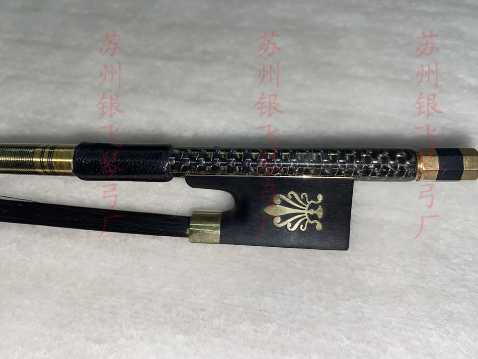 Professional Playing Assay Exam Gold Silk Carbon Fiber Peacock Violinist Bow Black Horsetail Adult Cello