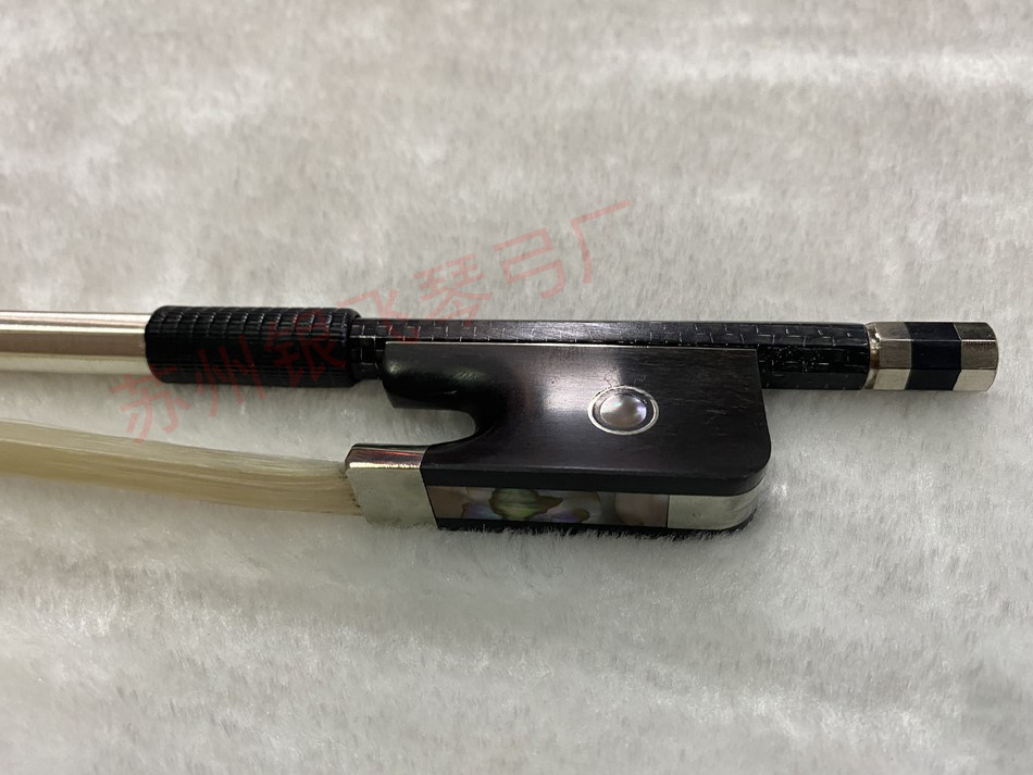 Professional playing silver wire carbon fiber cellulite cellist Grand Ticinarch high-end Mongolian white ponytail violin