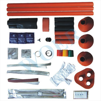 Wall Nuclear Material Heat Shrink Type 8 7 15KV Triple Core Outdoor Power Cable Terminal 25-50 Squared Heat Shrink Head