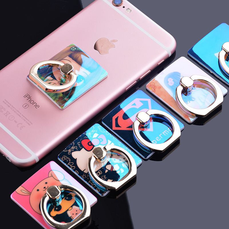 Creative chuông điện thoại giữ người giữ khung khung lười biếng khóa vòng tay thả sức đề kháng khung tùy chỉnh LOGO - Phụ kiện điện thoại di động kẹp điện thoại trên ô tô