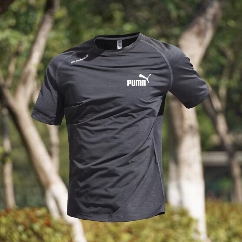 Outlet Exclusive Ice Silk Quick-Dry Short-Sleeve T-Shirt for Men, Loose Fit, Large Size, Casual, Breathable, Comfortable Top Outlet Exclusive Ice Silk Quick-Dry Short-Sleeve T-Shirt for Men, Loose Fit, Large Size, Casual, Breathable, Comfortable Top