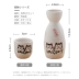 Rượu vang gia đình Jialan đặt rượu vang ly ly kết hợp 5 miếng rượu vang trắng Trung Quốc gốm cổ rượu sake Nhật Bản - Rượu vang
