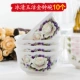 Jialan Bone Trung Quốc Hộ gia đình Bát gạo 10 cái Bộ bát sứ Bộ đồ ăn Trung Quốc Bát gạo lò vi sóng - Đồ ăn tối