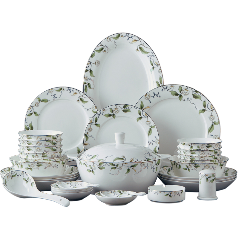 Garland ipads porcelain tableware customize champs elysees northern wind household rice bowls bowl dish plate spoon