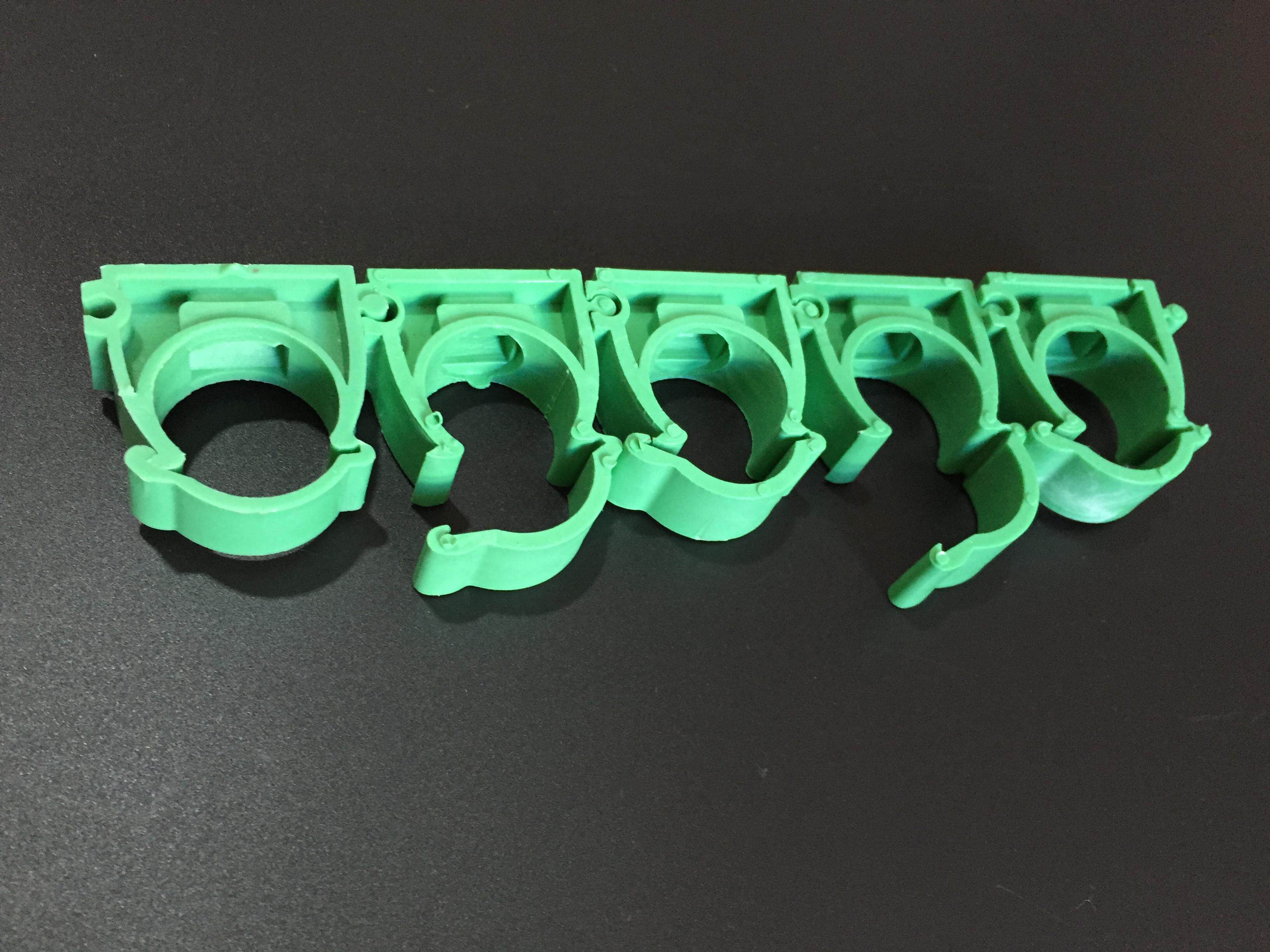 PPR green assembled tube card (hot sell) 25mm with buckle tube card 25PPR-PVC forced code tube card assembly tube card