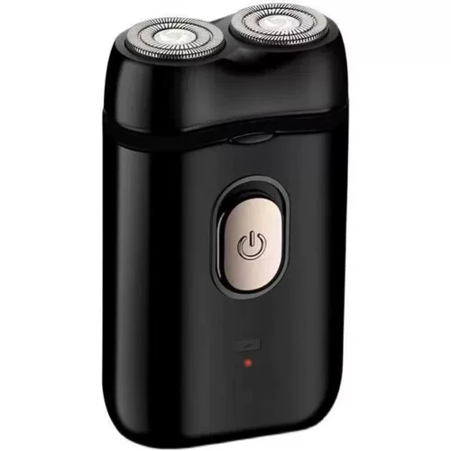 Мужская электрическая портативная бритва с двойной головкой, многофункциональная бритва с аккумулятором через USB