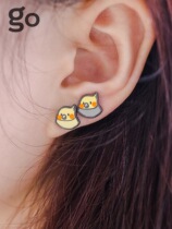 one thousand Parrot Bird House Original Small Crowddesign Gentphoenix Parrot Earrings Earrings Gift Cute Parrot Perimeter Single