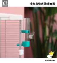 Hagenhalli small bird parrot with plastic water drinker feeding trough feeding trough the box tiger leather peony Hyun Feng