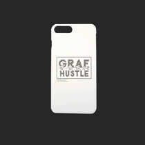 GRAF Original Brand HUSTLE Running Hound White IphoneX 7 8plus Case