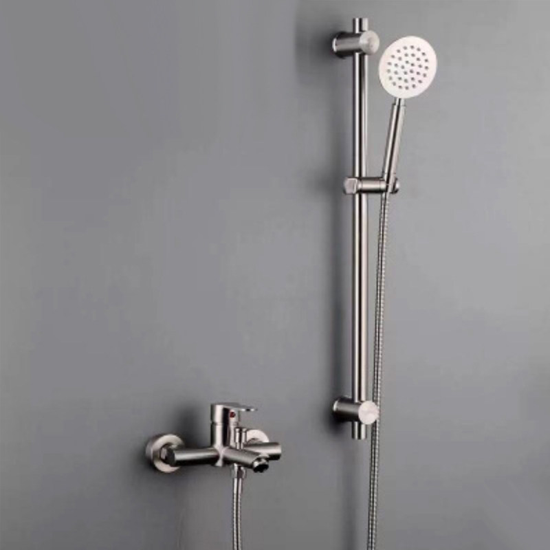 304 Stainless Steel Shower Shower Kit Hung Wall Style Improvised Bathroom Makeup Room Home Bathroom Nozzle Shower
