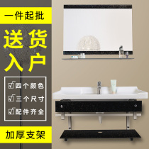 Hanging wall bracket basin washbasin small apartment bathroom cabinet combination washbasin