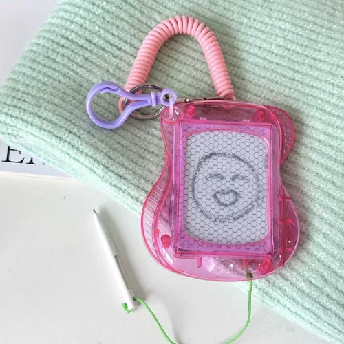 Брендовая милая магнитная маленькая доска для рисования для письма, брелок, подвеска, украшение на сумку для школьников