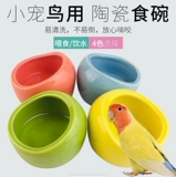 Керамическая чаша попугая молодые птицы учатся есть птицы и бокс -коробку для бокса с водой xuanfeng parrot cage аксессуары Daquan