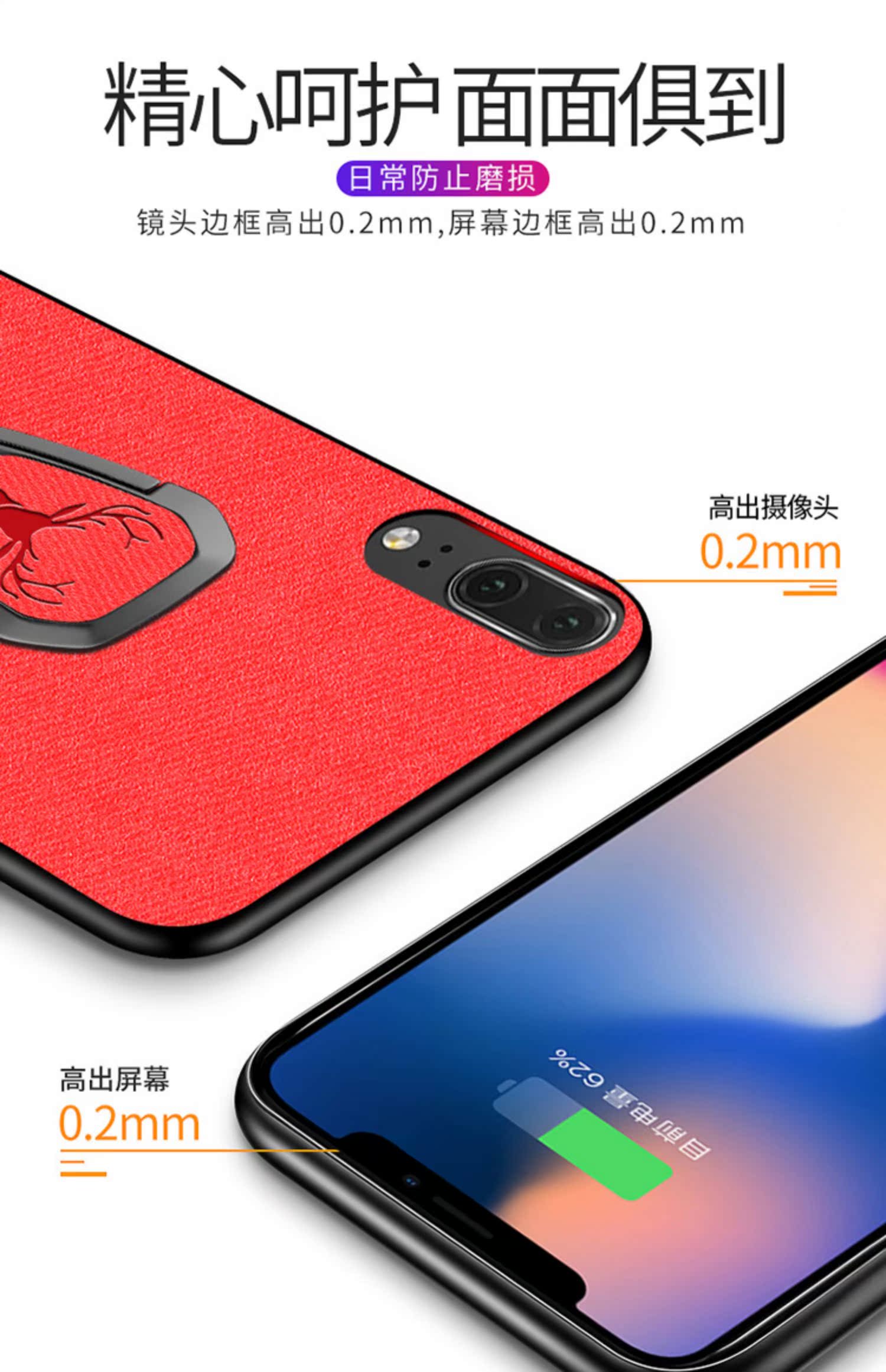 Huawei p20 vỏ điện thoại di động nữ nova3 vòng từ tính p20pro vải mềm p10 silicone nova4 bao gồm tất cả chống vỡ p10plus thủy triều thương hiệu nova3i cá tính sáng tạo nova3e net đỏ - Nhẫn nhẫn đồng tiền