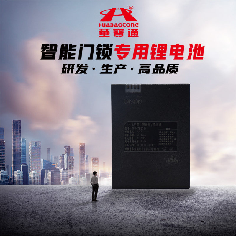 Warbowton household lock smart lock password lock special lithium battery YK005