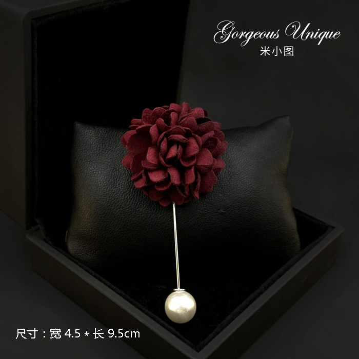 Không khí sang trọng trâm cài nữ tính trâm cài áo khoác pin cardigan Hàn Quốc áo vải cao cấp phụ kiện hoa ghim cài áo sơ mi nam