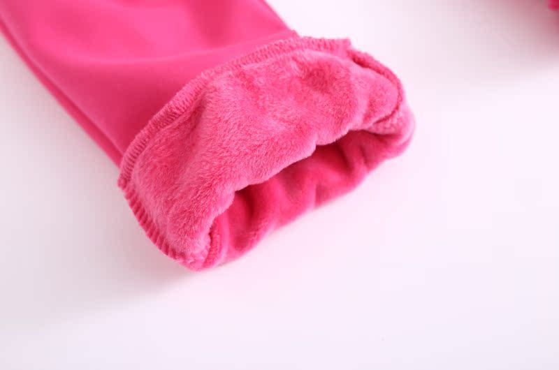 Quần áo trẻ em Phiên bản Hàn Quốc của mùa đông Trẻ em gái bằng vải cotton cashmere siêu mềm mại cộng với quần thể thao nhung trong quần trẻ em lớn quần nhung bé gái