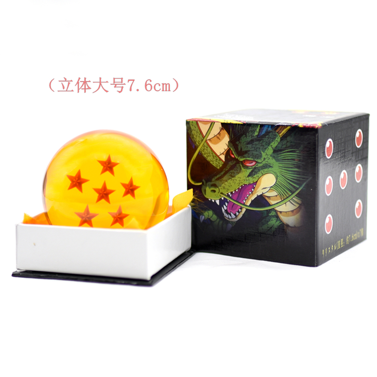 Six Planets (7.6Cm)Tiktok Same Dragon Ball periphery comic name of a fictitious monkey with supernatural powers Garage Kit 7 Seed Dragon crystal Dragon Ball Model   birthday Make a wish
