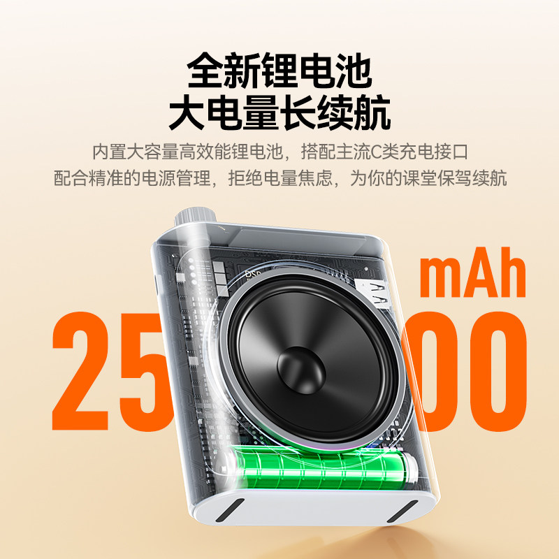 Shanze Wireless Lavalier Microphone Amplifier for Teachers, Dedicated for Teaching, Lecture Speaker