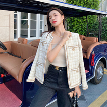 sandro tonali small fragrant wind early spring coat women 2021 New French Wild Lady temperament short top