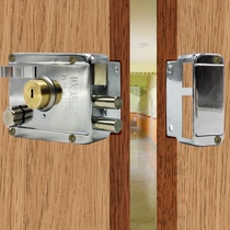 Stainless steel door lock Old-fashioned exterior door Wooden door anti-theft lock Door universal lock Anti-prying copper lock core atomic lock