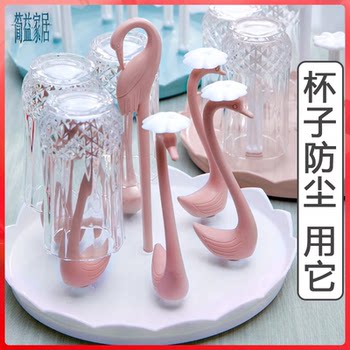 Cup storage rack drain rack tray